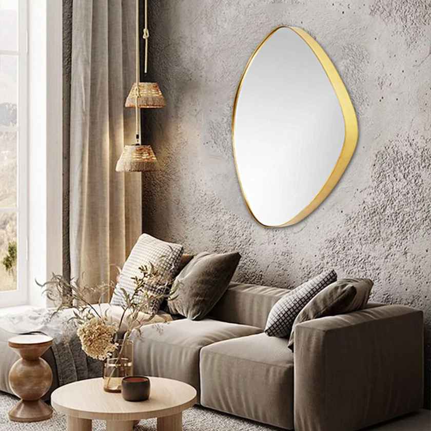 Professional installation of a decorative custom wall mirror in a home or business in Glenwood Springs Colorado.